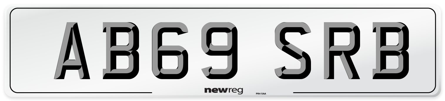 AB69 SRB Number Plate from New Reg